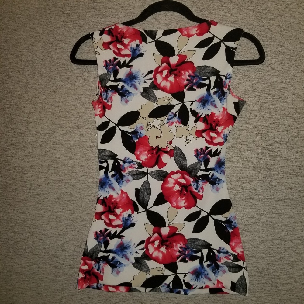 White House Black Market Blouse Women's Queen Jersey Layered Sleeveless Tank XXS